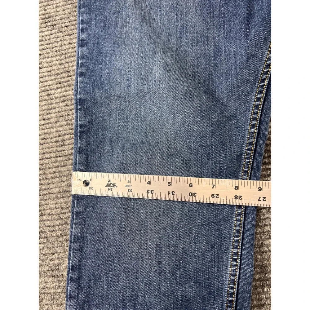 Levis 502 Regular Taper Jeans Mens 36x29 Blue Medium Wash Denim Pants